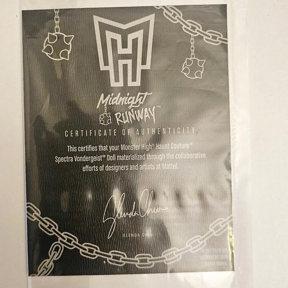 Monster High Haunt Couture Spectra Vondergeist Doll | NIB | Halloween Exclusive - Picture 8 of 9
